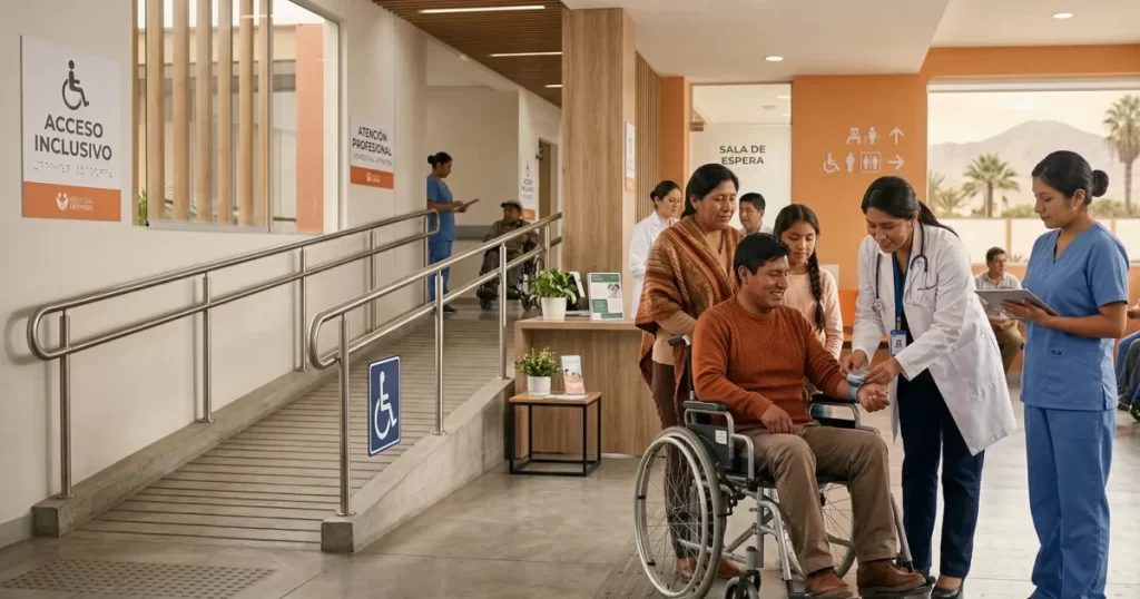 personas con discapacidad en Ica atención médica inclusión accesibilidad Perú